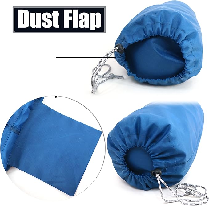 BeeGreen Stuff-Sacks-for-Travel-Backpacking 6 Pack with Dust Flap compression Ditty Bags for Outdoor Products Foldable Lightweight