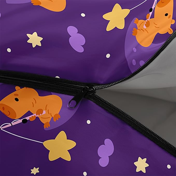 AILONEN Girls Pink Camping Sleeping Bags,Lightweight & Waterproof,3 Season Warm & Cool Weather,Cute Bow Duck Print Sleeping Bags for Kids,Girls,Adults Travelling,Outdoors