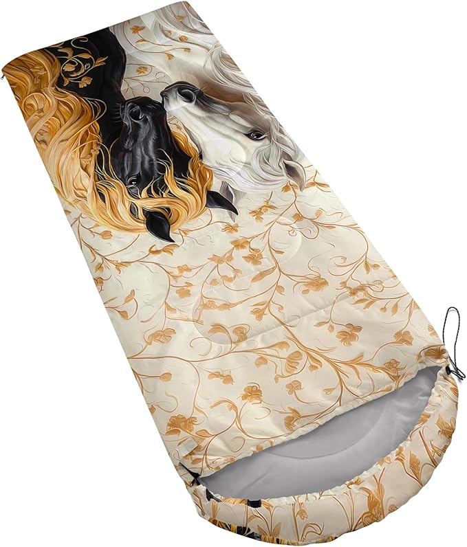 AILONEN Girls Pink Camping Sleeping Bags,Lightweight & Waterproof,3 Season Warm & Cool Weather,Cute Bow Duck Print Sleeping Bags for Kids,Girls,Adults Travelling,Outdoors