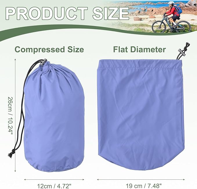Stuff Sack, Sleeping Bag Storage Sack, Waterproof Outdoor Storage Ultralight Portable Drawstring Storage Bag