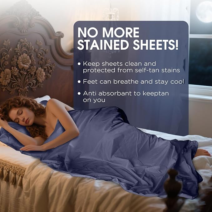 Ultralight Sleeping Bag Liner - 5.3 oz Washable Adult Sleep Sack & Travel Sheets, Self Tan Sleep Sack with Two-Way-Zipper, for Backpacking, Hotel, Camping, Travel