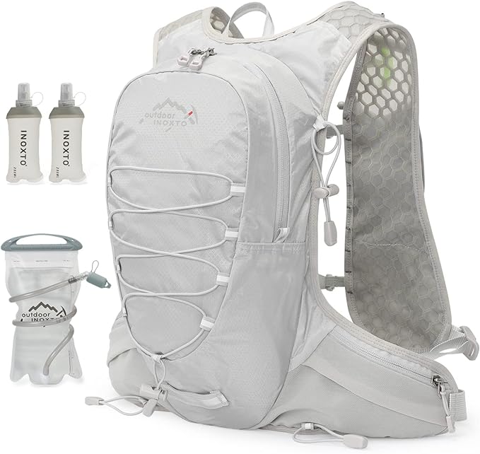 IX INOXTO Running Hydration Vest for Men Women Water Backpack for Running 3L Running Hydration Pack for Trail Running Marathon Race Hiking