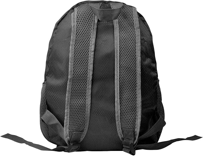 25L Backpack Packable Foldable Ultra Lightweight Water Resistant Durable Camping Travel Hiking Daypack for Men Women (Black)