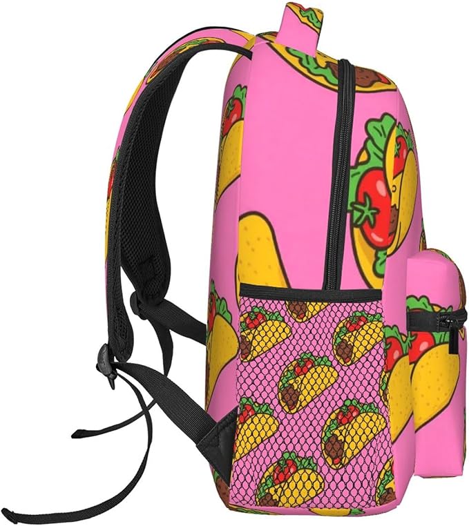 Rucksacks Lightweight Multipurpose Anti-Theft Mexican Taco Shoulder Bag Large Capacity Business Computer Bag With Smooth Zippers