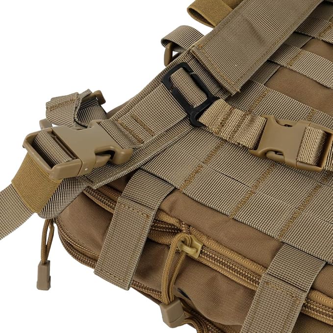 Flatpack, Tactical Backpack, Military MOLLE backpacks for Men Outdoor Hunting Camping Airsoft - Expandable