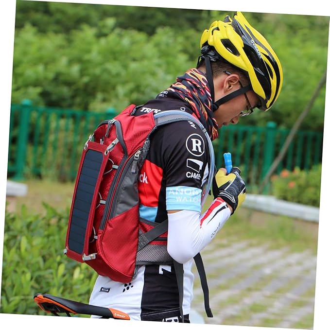 Solar Panel Charger Backpack Women's Travel Usb Power Bank Outdoor Sports Lightweight for Men Women