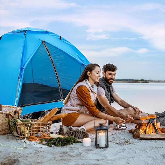 1-2 one Person Two Persons Small Camping Tents for Hiking with rainfly, Esay Set up Dome Tent with Carrying Bag,Basic Portable Camping Small Tents for Backpacking