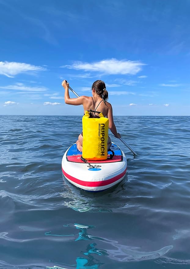 Nupouch Waterproof Dry Bag: 2L/5L/10L/20L Roll Top Lightweight Dry Storage Bag, Backpack for Travel, Swimming, Boating, Kayaking, Camping, or Beach