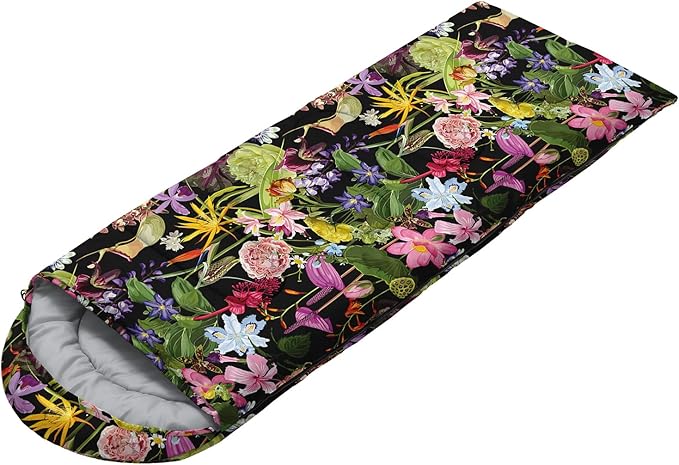 AILONEN Outer Space Astronaut Camping Sleeping Bags,Lightweight & Waterproof,3 Season Warm & Cool Weather,Cartoon Sleeping Bags for Kids,Boys Girls Travelling,Outdoors