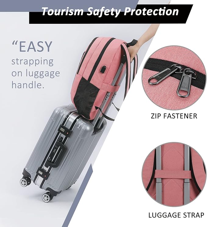 MAXTOP Travel Laptop Backpack Business Backpacks with USB Charging Port Water Resistant School College Bookbag