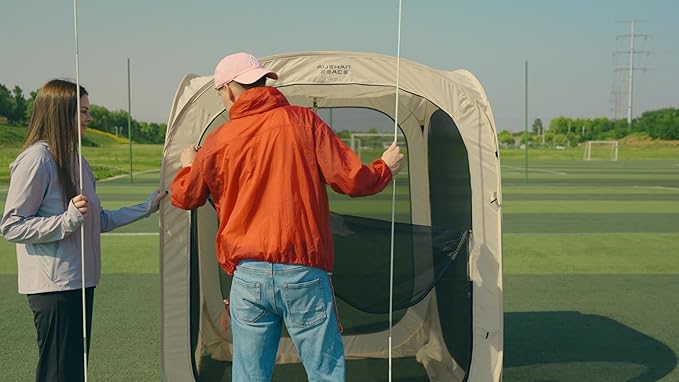 Screen House Tent Pop Up Screen Room Canopy Instant Tent Portable Gazebo with Mosquito Netting UV Resistant Water Resistant for Patio, Backyard, Deck & Outdoor Camping Activities (63 inch)