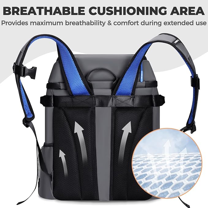 Heytrip Backpack Cooler 36/54 Cans, Insulated Portable Large Leakproof Waterproof Cooler Bag, 20 Hours Cold Retention for Lunch Camping Travel Beach Picnic