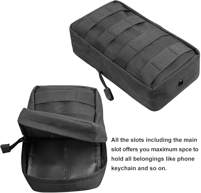 Gogoku 4-Pack Molle Pouch Tactical Molle Pouches Compact Utility EDC Waist Bag Pack