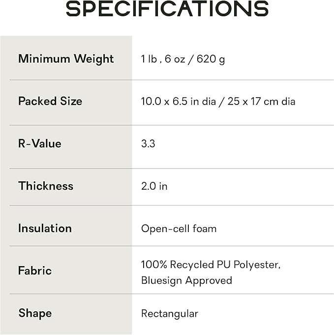 Nemo Equipment Flyer Self-Inflating Bluesign Sleeping Pad - Regular - Abyss
