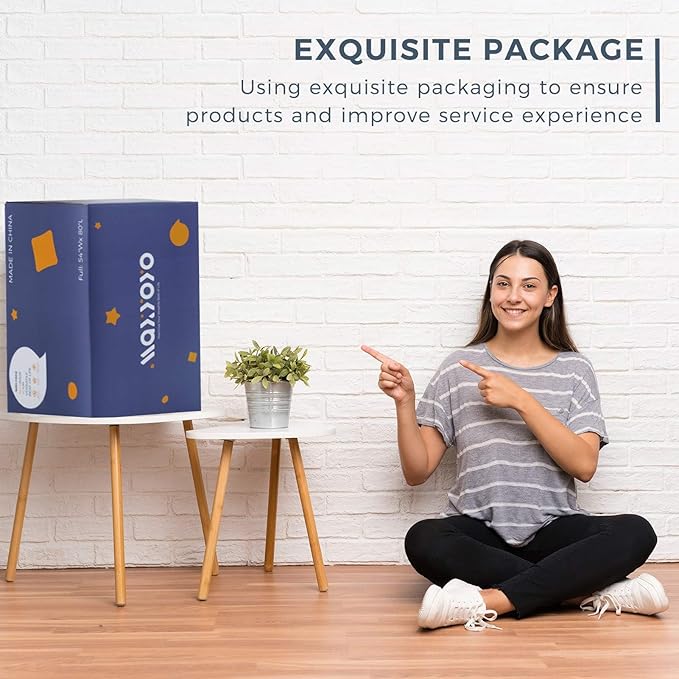 MAXYOYO Futon Mattress, Padded Japanese Floor Mattress Quilted Bed Mattress Topper, Extra Thick Folding Sleeping Pad Breathable Floor Lounger Guest Bed for Camping Couch, Bluestone, Full Size