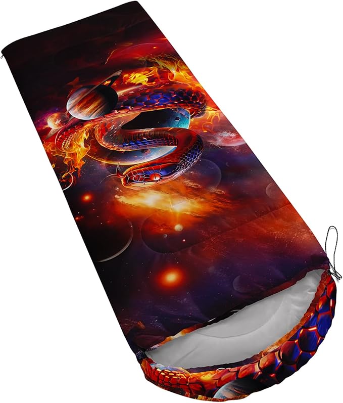 AILONEN Girls Pink Camping Sleeping Bags,Lightweight & Waterproof,3 Season Warm & Cool Weather,Cute Bow Duck Print Sleeping Bags for Kids,Girls,Adults Travelling,Outdoors