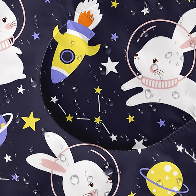 AILONEN Kawaii Puppy Sleeping Bag for Kids Boys Girls,Warm and Cool Weather,Lightweight,Waterproof Backpacking,Cartoon Cute Dog & Duck Animal Themed Blue Sleeping Bag for Camping