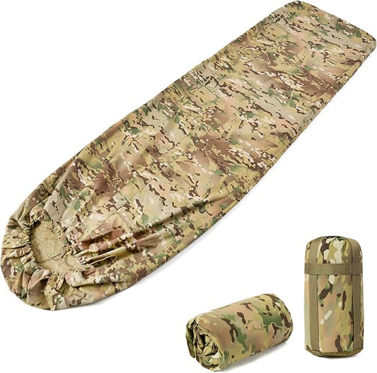 MT Military Nanovee Bivy Cover – Lightweight Army Modular Sleeping Bag System Shell, Summer Sleeping Gear or Layered Cold Weather Protection