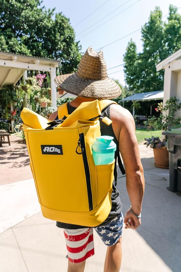 AO Coolers Nomad Backpack Cooler, Water Resistant, Roll-Top and Insulated