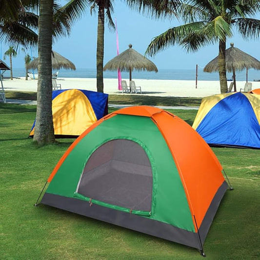 Large Camping Instant Tents,Automatic Waterproof Family Camping Tent,Easy Setup Camping Tents,Lightweight Backpacking Tent,for Outdoor Beach Hunting Hiking Travel