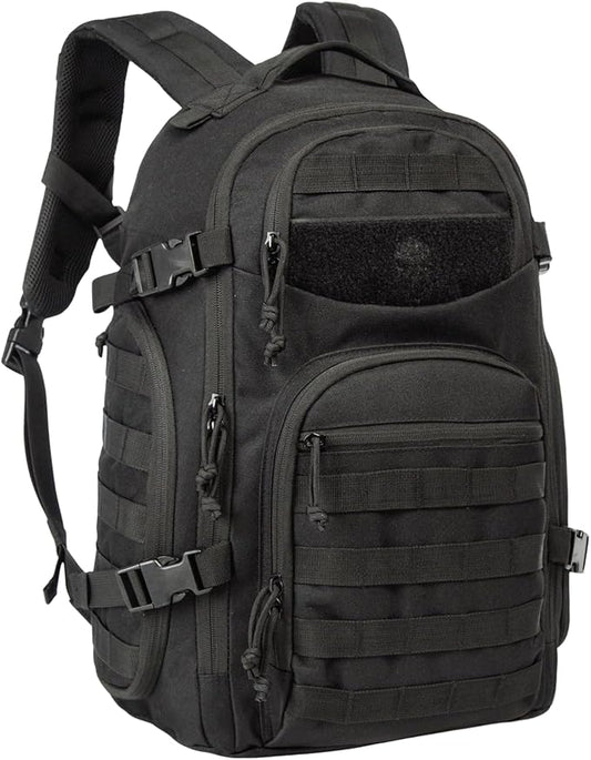 TRAILKICKER Tactical Laptop Backpack Military Backpack for Men Black Tactical Bag Backpack