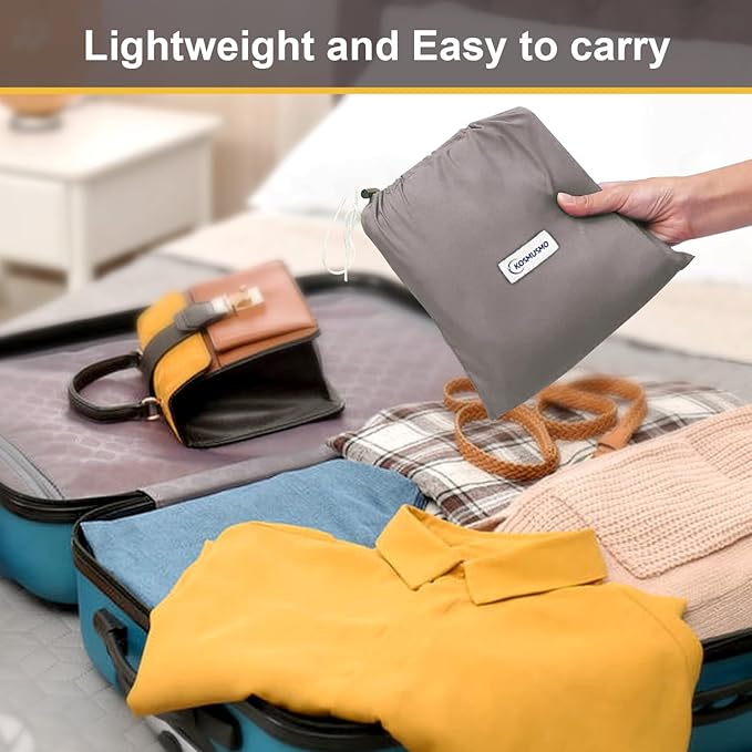 Sleeping Bag Liner, Ultralight Travel Sheet with Zipper and Compact Carry Bag, Portable Sleeping Camping Sheet, Soft Sleeping Bag Sack for Hotel, Hiking, Tenting, Camping