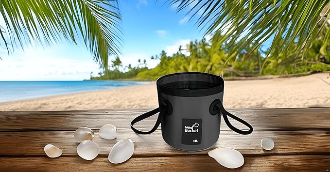 BANCHELLE Collapsible Bucket Water Container Portable Folding Camp Wash Basin for Outdoor Traveling Hiking Fishing Car Washing Gardening Camping 2 PCS