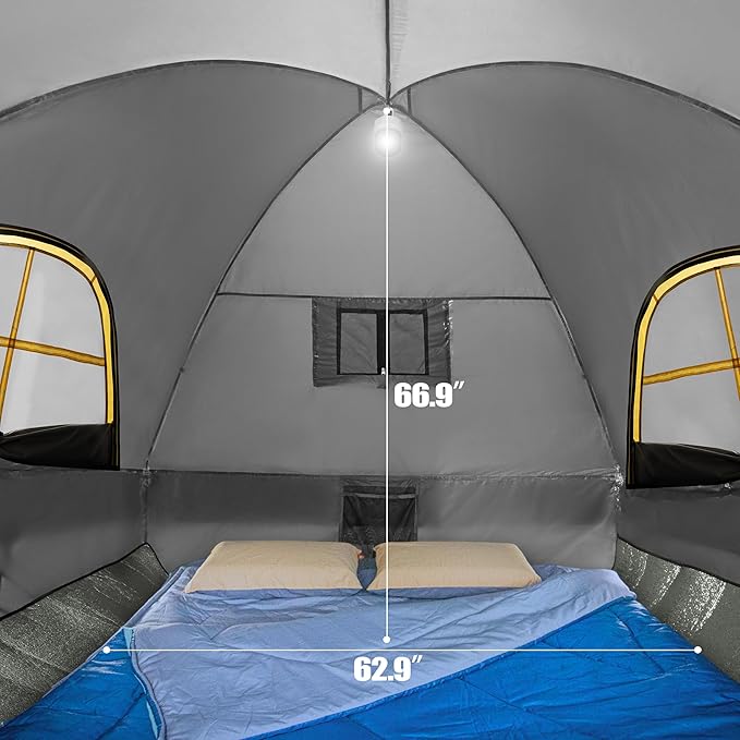 Pickup Truck Tent, Waterproof PU2000mm Double Layer for FT Truck Bed, Portable Bed Tent for Camping