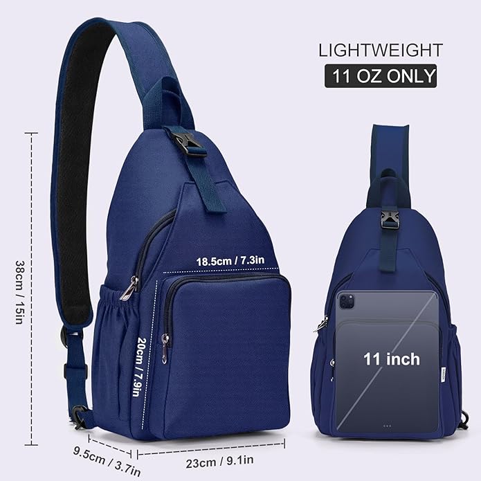 AOTIAN Anti-Theft Sling Backpack - Lightweight Water-Resistant Chest Daypack for Travel, Hiking & Outdoor
