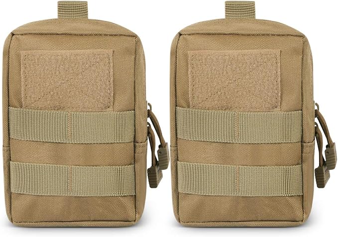 Gogoku 4-Pack Molle Pouch Tactical Molle Pouches Compact Utility EDC Waist Bag Pack