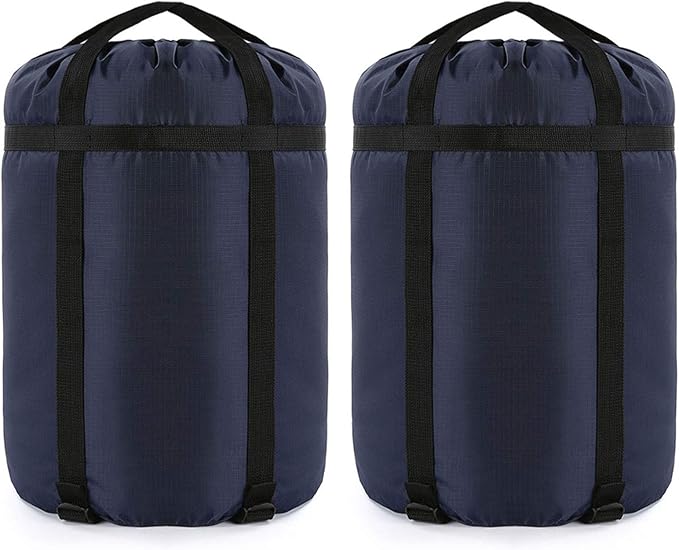 Compression Stuff Sack, 24L/36L/46L Sleeping Bags Storage Stuff Sack Organizer Waterproof Camping Hiking Backpacking Bag for Travel - Great Sleeping Bags Clothes Camping