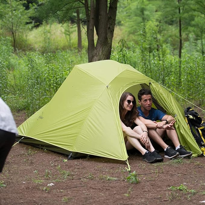 Naturehike Cloud-Up 3 Person Lightweight Backpacking Tent with Footprint - 3 Season Free Standing Dome Camping Hiking Waterproof Backpack Tents