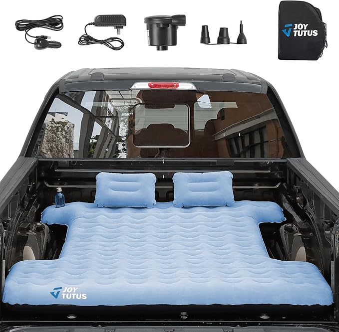 JOYTUTUS 5.5-6ft Truck Tent + JOYTUTUS 5.5-5.8ft Light Version Truck Bed Air Mattress