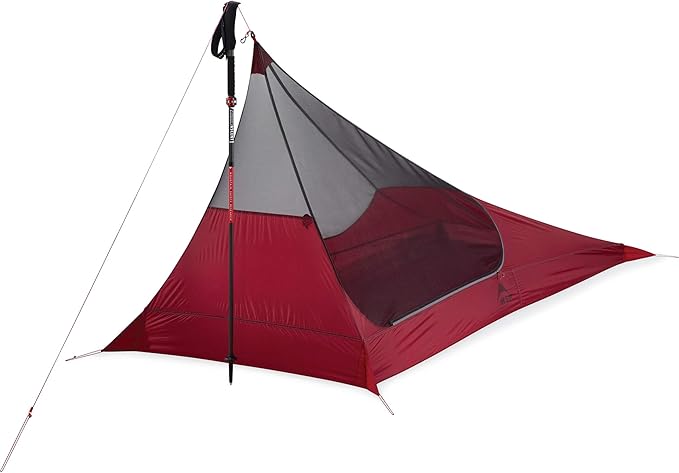 MSR Thru-Hiker Mesh House 1-Person Ultralight Mesh Backpacking Tent