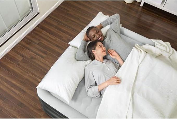 Sealy Tritech Queen Sized 20" Air Mattress Bed 2 Person w/Built-in AC Pump & Bag