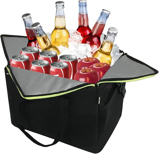 All-in-One Party Cooler Bag with Folding Design and Insulated Compartments -GETTOONE Ideal for Tailgating and Outdoor Events!
