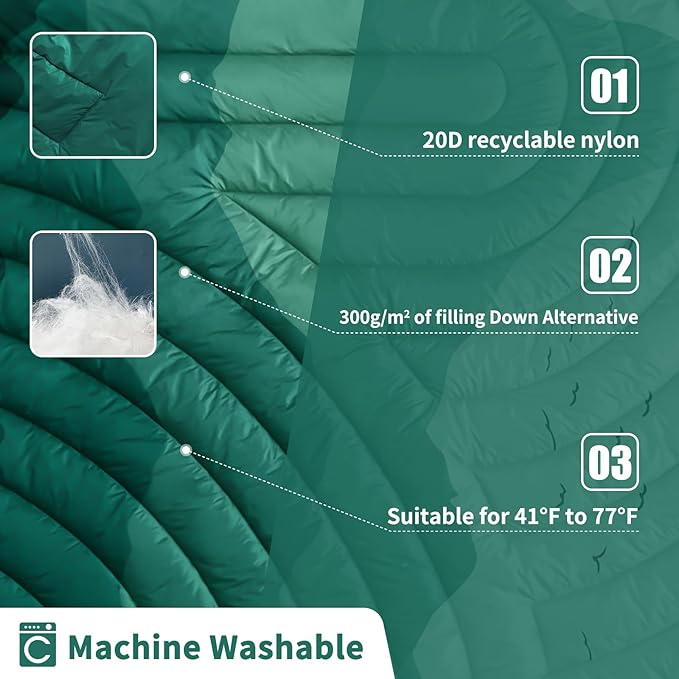 Camping Blanket,Lightweight Puffy Printed Camping Blanket Packable Outdoor Blanket for Camping,Traveling, Stadium, Hiking, Picnics