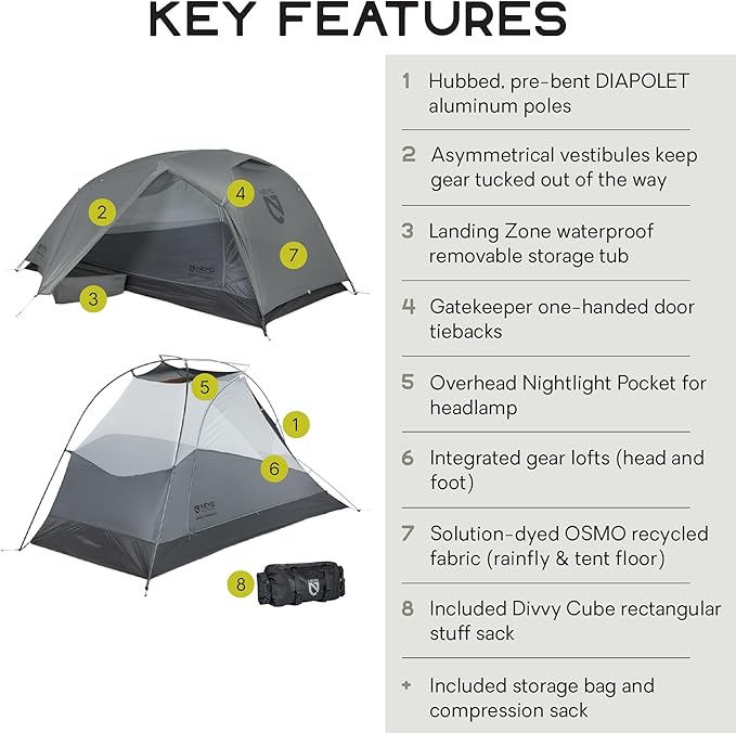 NEMO Equipment Dragonfly OSMO Ultralight Bikepacking Tent