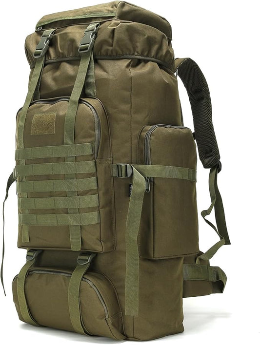 King'sGuard 70L Camping Hiking Backpack for Men Women Large Military Tactical Backpack Molle Rucksack Backpack for Outdoor