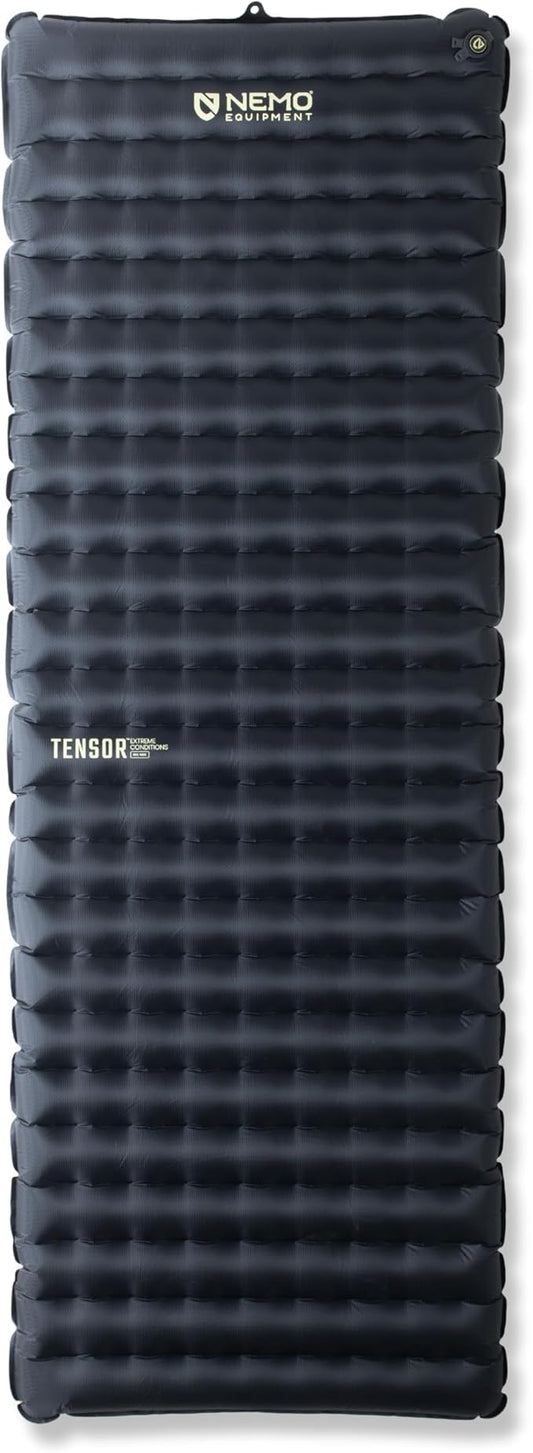 Nemo Equipment Tensor Extreme Conditions Sleeping Pad - Regular Wide (72"x25") - Black/Birch Bud/Citron