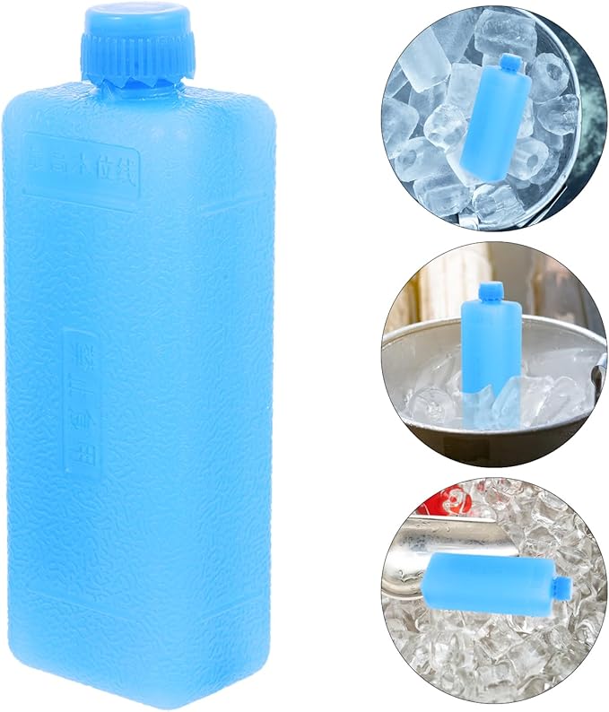 Ice Packs for Coolers, 8pc Reusable Ice Freezer Blocks Cooler Freezer Blocks for Lunch Boxes, Camping, Picnics, Beach, Fishing, Outdoor Sports