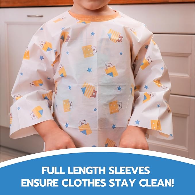 Eli with Love Disposable Bibs Individually Wrapped