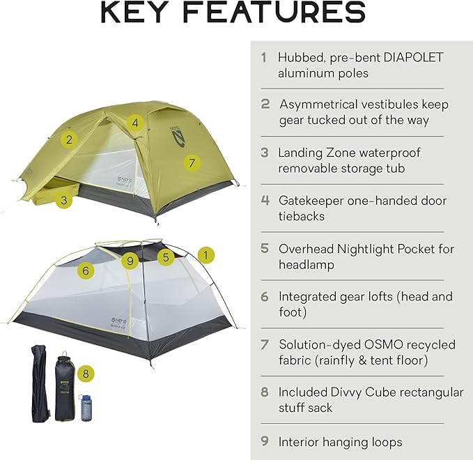 NEMO Equipment Dragonfly OSMO Ultralight Backpacking Tent