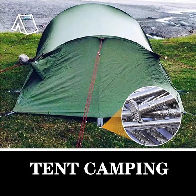 17 Pcs 6-Inch Artificial Turf Stakes, Stainless Steel Spiral Landscape Spikes, Landscape Edging Anchoring Spikes for Paver Edging, Weed Barrier, Artificial Turf Stake, Tent Stakes