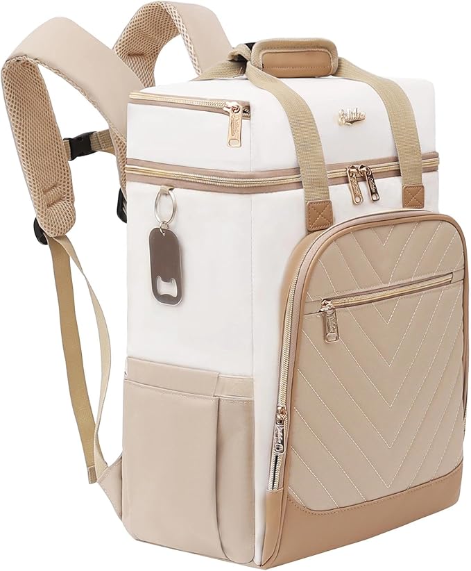 Backpack Coolers Insulated Leak Proof for Women Men, 35 Cans Large Capacity Waterproof Cooler Backpack, Soft Portable Cooler Bag for Beach Travel Camping Picnic Work