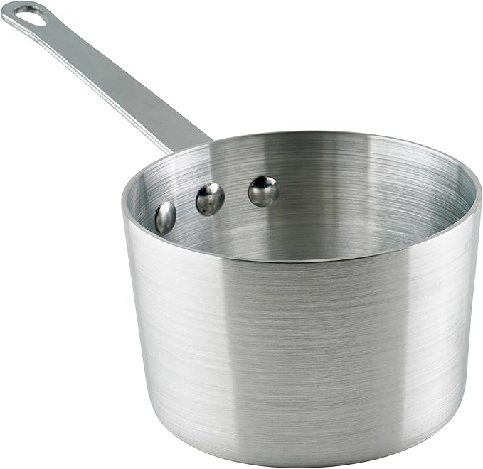 Winco Heavy-Duty Aluminum Tapered Sauce Pan, 3mm, 1.5 Quart