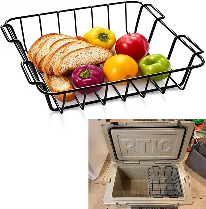 Cooler Basket for RTIC 65, Compatible with 65 Coolers, Keep Smaller Items Dry-Goods Basket, Compatible with Rtic Ice, RTIC Cooler Accessories etc.