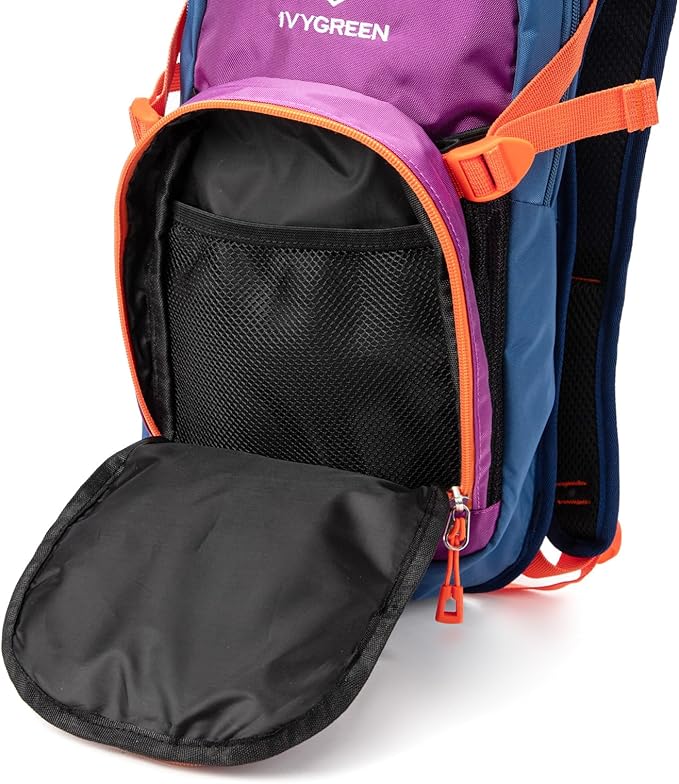 Ivygreen Kids Hydration Backpack, Hiking Backpack for Boys or Girls with 1.5L Water Bladder