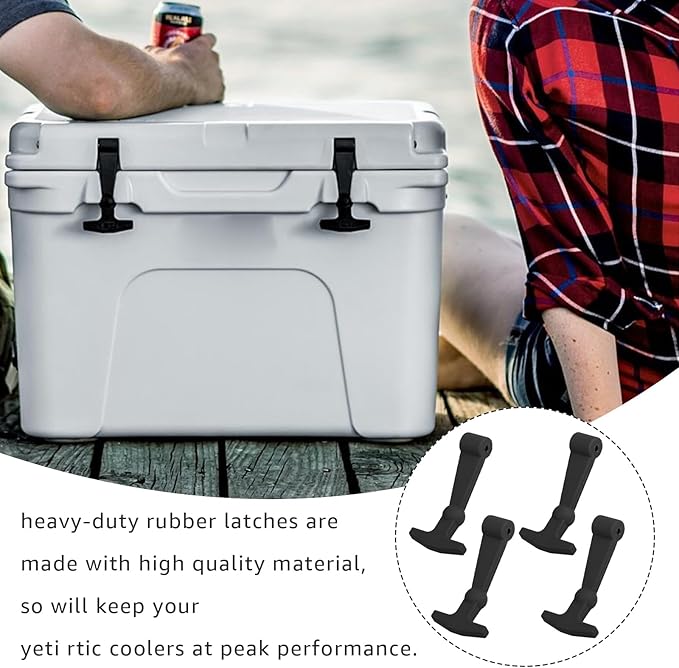 4 Pack Heavy Duty Cooler Latches,Compatible with YETI Tundra Replacement Latches