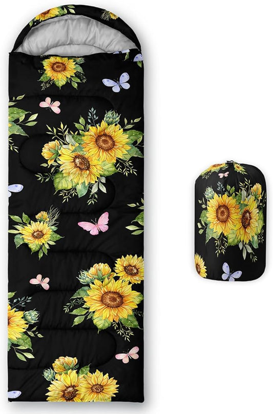 Sleeping Bags for Adults Kids,Backpacking Camping Sleeping Bag for Girls Boys Lightweight Waterproof Cold/Warm Weather Sleeping Bag for All Season